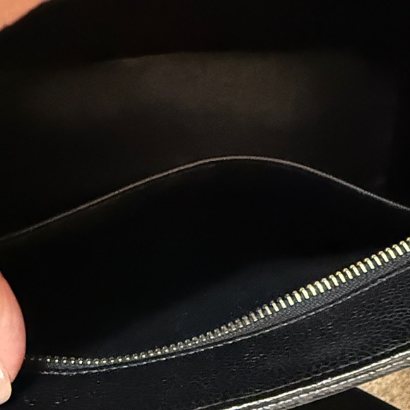 CHANEL Black Quilted Tote with Gold Accent w/COA - Picture 11 of 14